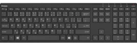 Yenkee Trim černá / Bezdrátová klávesnice / 2.4GHz / 230mAh (45013891)