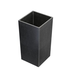 Granisil granitový květináč KUBI vysoký 60 cm Černý 5907440727700
