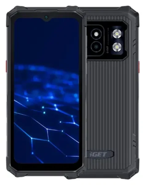 Rozbaleno - iGET T2 8+256GB černá / odolný telefon / 6,59" / IP68 / BT / DualSIM / 64MP+16MP / 10800 mAh / rozbaleno (84008202.rozbaleno)