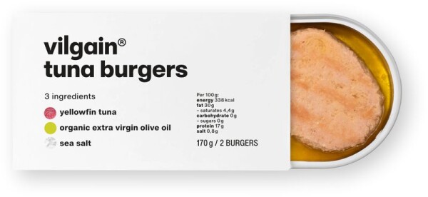 Vilgain Tuňákové burgery – 170 g