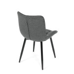 Jídelní židle, šedá, látka, HC-462 GREY2