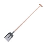 Lopata železná, drenážní (18cm), s násadou T