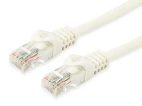 Equip Patchkabel Cat6A bílá / Patch kabel / U/UTP / RJ-45 / 1 m / LSZH (603002)