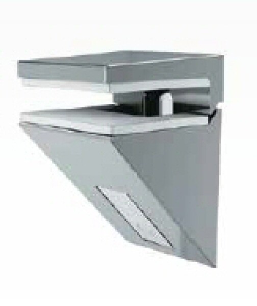 Italiana Ferramenta podpěra na sklo Kalabrone mini barva: stříbrná, nelze po kusech; pouze celá balení: 2ks (165705)