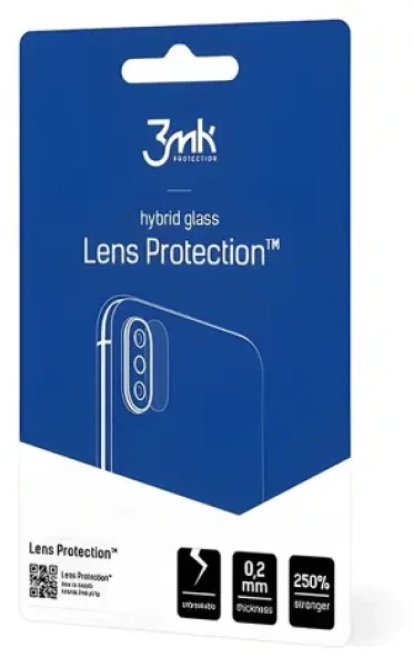 3MK Lens Protect hybridní sklo kamery pro Xiaomi Mi 10 Pro / Ochranné sklo / 4 ks / 7H