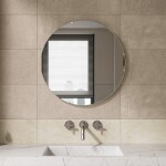 Erga Round, kulaté zrcadlo 60cm, ERG-V01-ROUND-6060-CL