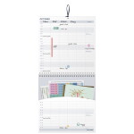 Busy B Rodinný nástěnný kalendář Spot 2026/27, multi barva, papír