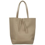 Luxusní dámská kožená kabelka na rameno Jane new, taupe