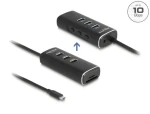 Delock USB Hub 10 Gbps s USB-C konektorem / USB hub / 3 porty / SD + microSD čtečka karet / kabel 60cm (64234)