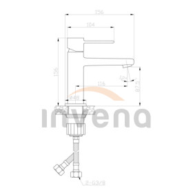 INVENA - Umyvadlová baterie GLAMOUR TREND chrom BU-02-001-V