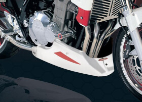 Honda Cb1300 08-13, CB 1300S 08-13 Klín pod motor - 3 barvy - Černá-stříbrná mřížka