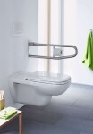 DURAVIT - D-Code Závěsné WC, bezbariérové, bílá 22280900002