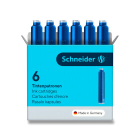 Inkoustové bombičky Schneider, 6 ks modré