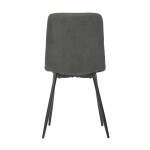 Jídelní židle, šedá, látka, CT-281 GREY2