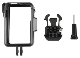 Puluz PU883B černá / Držák / DJI Osmo Action 5 Pro, 4, 3 / Cold shoe / Otevřený ochranný rám (PU883B)