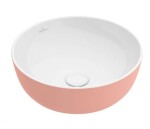 VILLEROY & BOCH - Artis Umyvadlo na desku, průměr 43 cm, Powder 417943BCT0