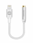 SWISSTEN Audio adaptér Lightning/Jack (samice) 0.15m