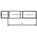 TOOLCRAFT TO-6861336 šrouby závrtné M16 180 mm DIN 939 ocel 10 ks