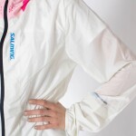 Běžecká bunda SALMING Sarek Jacket 21 White/Pink Velikost textilu: