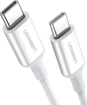 Ugreen US264 USB-C na USB-C, 60W, 0,5m, bílý