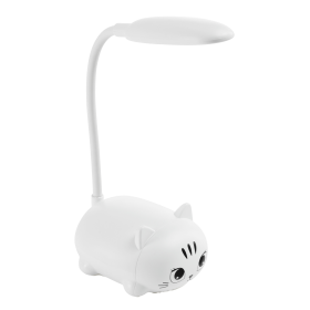 Miquelrius B2F - LED lampička, Night Kitty, teplé světlo, USB napájení, bílá