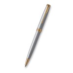 Dárková kazeta Parker Sonnet Stainless Steel GT - sada kuličkové pero a pouzdro