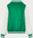 Zelená dámská bunda typu bomber (16M9067-236) odstíny zelené XXL (44)