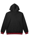New Era Pánská mikina Chicago Bulls NBA Felt Logo Throwback Hoodie - Černá Velikost: S