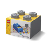 LEGO úložný box šuplíkem tmavě šedá