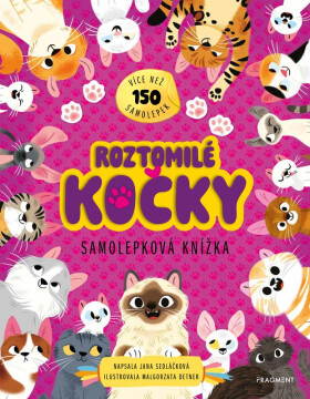 Samolepková knížka – Roztomilé kočky - Jana Sedláčková