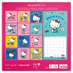 Nástěnný kalendář poznámkový 2027 Notique Hello Kitty, 30 x 30 cm