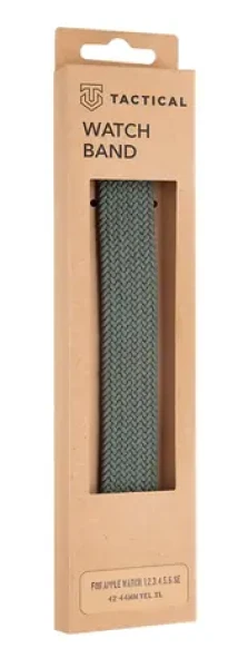Tactical 786 Pletený Převlékací Řemínek pro Watch 42 44mm vel. XL zelená (8596311138645)