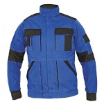 Montérková bunda MAX LADY dámská 100 % bavlna 260g/m2 modro-černá 40 modro-černá