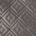 DumDekorace Béžový prošívaný přehoz s geometrickým motivem Šířka: 220 cm | Délka: 240 cm Šířka: 220 cm | Délka: 240 cm