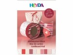 HEYDA Blok barevných papírů A4 - červený mix 20 listů