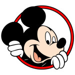 Dřevěné vybarvovací postavičky Mickey a Minnie