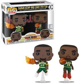 Funko Figurka POP! Seattle Supersonics NBA Shawn Kemp & Gary Payton 8 Bit Jam 2 Pack