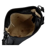 Luxusní dámská kožená crossbody kabelka Sylva, černá