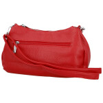 Stylová dámská koženková crossbody kabelka Foppa, červená