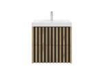 Koupelnová skříňka s umyvadlem SAT Delano 60x56x45 cm dub mat DELANO60ZDCUM DELANO60ZDCUM