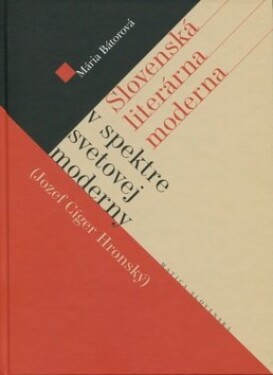 Slovenská literárna moderna spektre svetovej moderny