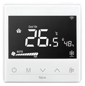 Fibaro Nice Fan2-Control bílá / Termostat / Z-Wave / Wi-Fi / 86x86 mm (FAN2-CONTROL)
