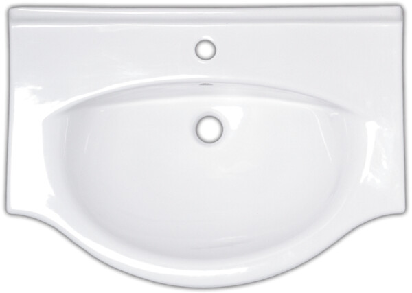 Nábytkové umyvadlo Naturel Pro 81x50 cm otvor pro baterii uprostřed HA5680 HA5680