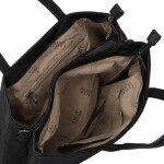 Módní dámská koženková kabelka na rameno Coveri Temari, černá