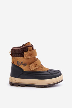 Zateplené zimní boty pro chlapce Lee Cooper LCJ-23-01-2059 Camel 30