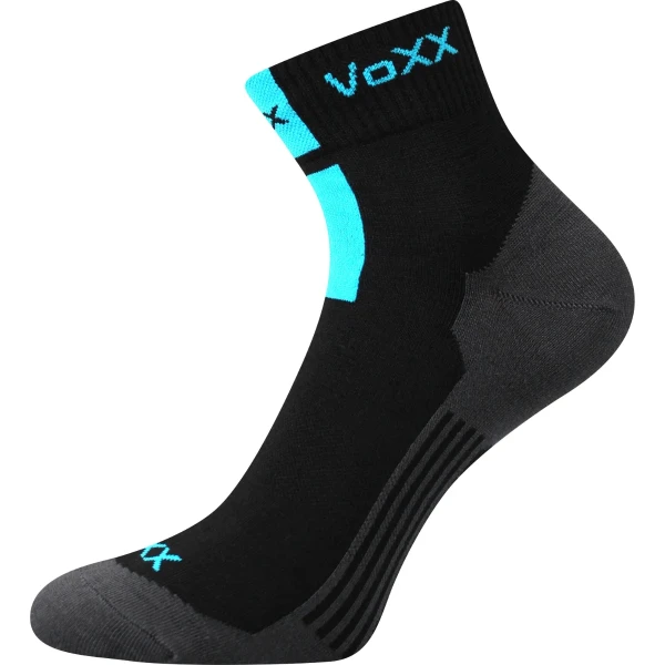 VOXX Ponožky slabé MOSTAN se stříbrem ČERNÉ (3 páry) 35-38 110681