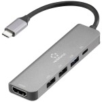 I-Tec Thunderbolt 3/USB-C Dual 4K Docking Station + USB-C to DisplayPort Cable (1,5 m) + Power Delivery 60W TB3HDMIDOCKPD