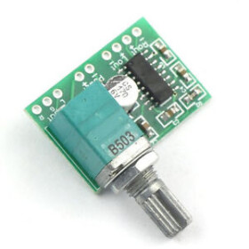 Audio zesilovač s potenciometrem - PAM8403