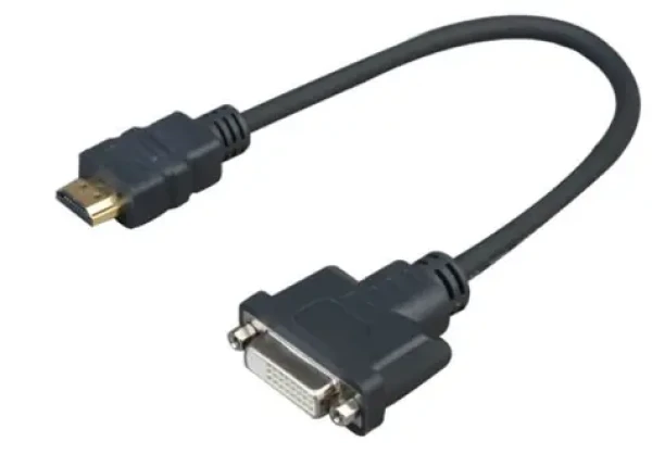 VivoLink Pro HDMI - DVI kabel M - F 0.2m / 1920x1080 a 4K 2K (PROHDMIADAPDVI)