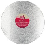 FunCakes Dortová podložka stříbrná Kruh 30,5 cm Tloušťka 3 mm